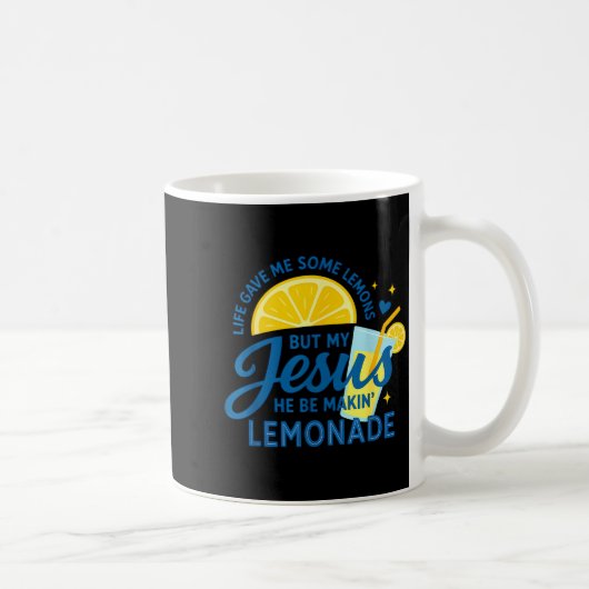 Limonade Christliche Bekleidung Religiöser Jesus Kaffeetasse (Rechts)