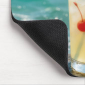 Limonade Drink auf dem Ozean Mousepad (Ecke)