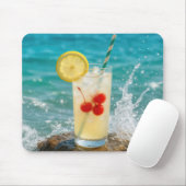 Limonade Drink auf dem Ozean Mousepad (Mit Mouse)
