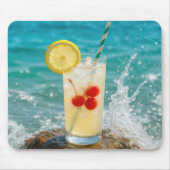 Limonade Drink auf dem Ozean Mousepad (Vorne)