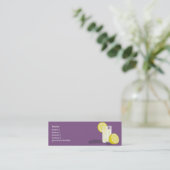 Limonade - dünn mini visitenkarte (Stehend Vorderseite)