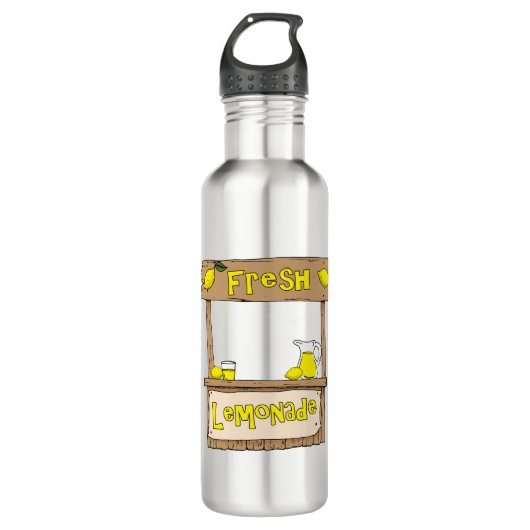Limonade Edelstahlflasche (Vorderseite)