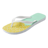 Limonade Flip Flops machen Badesandalen (Schrägansicht)