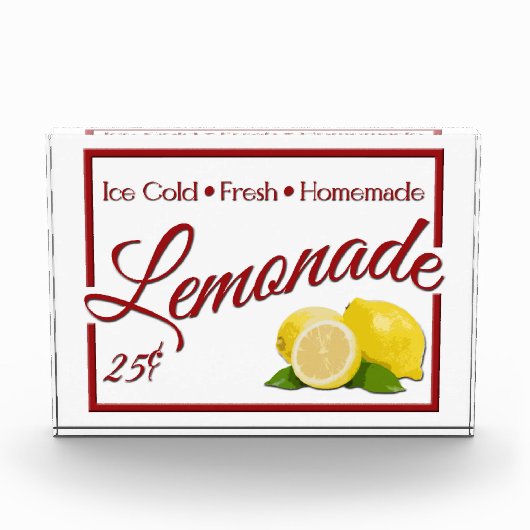 Limonade Fotoblock (Vorderseite)