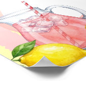 Limonade Frischgebackene Absolventin Abiturparty Poster (Ecke)