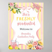 Limonade Frischgebackene Absolventin Abiturparty Poster (Vorne)