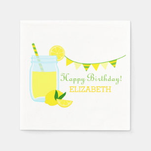 Limonade-Geburtstags-Party Serviette