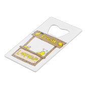 Limonade Geldbeutel Flaschenöffner (Rückseite Schrägansicht)