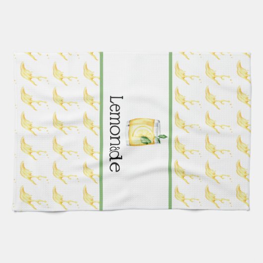 Limonade in einem Glasküchentuch Geschirrtuch (Horizontal)