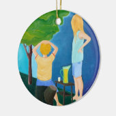 Limonade kämpft Verzierung Keramikornament (Links)