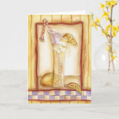 Limonade Karte (Gelbe Blume)