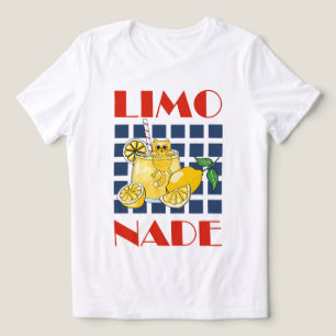 Limonade Katze Süß Retro Sommergetränk Tri-Blend Shirt