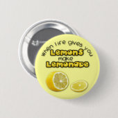 Limonade - Knopf Button (Vorne & Hinten)