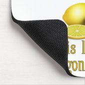 Limonade machen mousepad (Ecke)