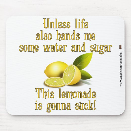 Limonade machen mousepad (Vorne)