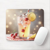 Limonade mit Kirschen Mousepad (Mit Mouse)