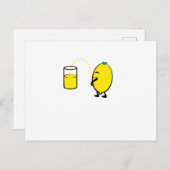 Limonade Postkarte (Vorne/Hinten)