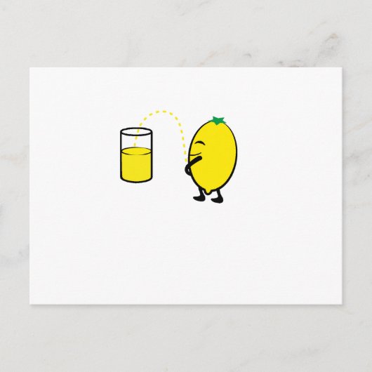 Limonade Postkarte (Vorderseite)
