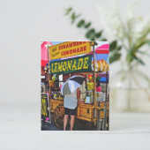Limonade Postkarte (Stehend Vorderseite)
