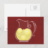 Limonade Postkarte (Vorne/Hinten)