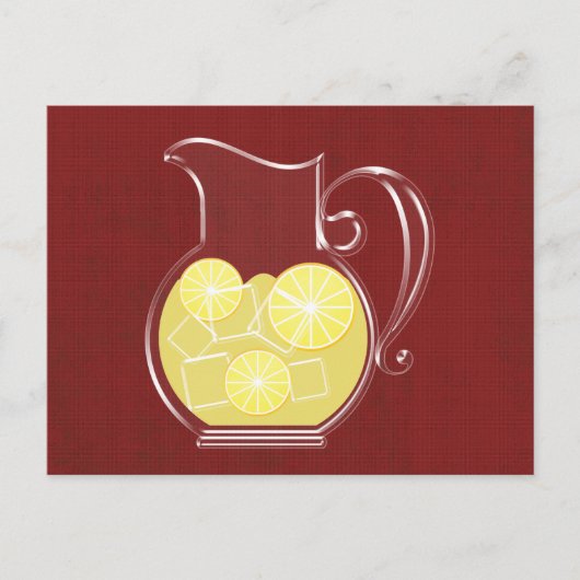 Limonade Postkarte (Vorderseite)