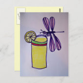 Limonade Postkarte (Vorne/Hinten)