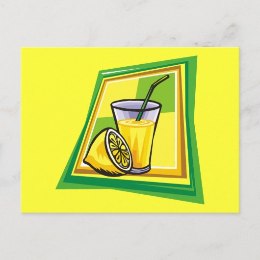 Limonade Postkarte (Vorderseite)