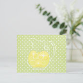 Limonade Postkarte (Stehend Vorderseite)