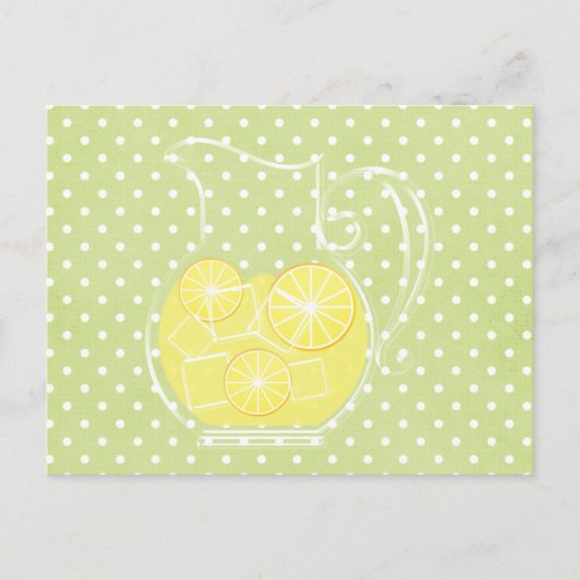 Limonade Postkarte (Vorderseite)