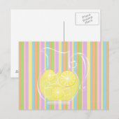 Limonade Postkarte (Vorne/Hinten)