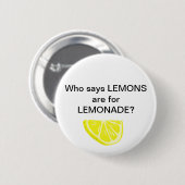 Limonade. Psh. Button (Vorne & Hinten)