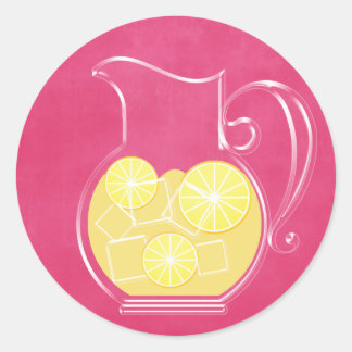 Limonade Runder Aufkleber
