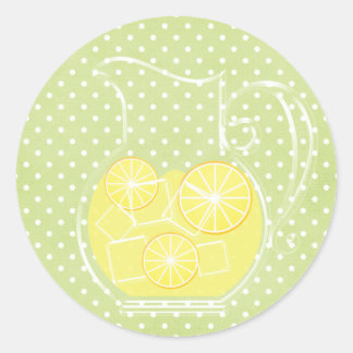 Limonade Runder Aufkleber