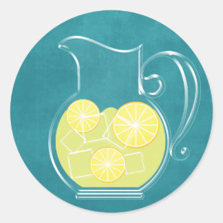 Limonade Runder Aufkleber
