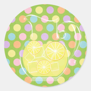 Limonade Runder Aufkleber