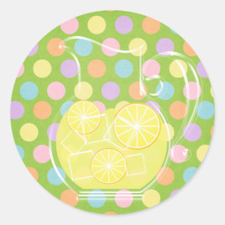 Limonade Runder Aufkleber