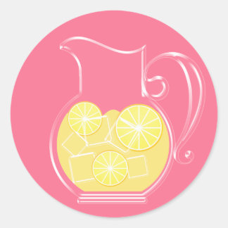 Limonade Runder Aufkleber
