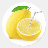 Limonade Runder Aufkleber (Vorderseite)