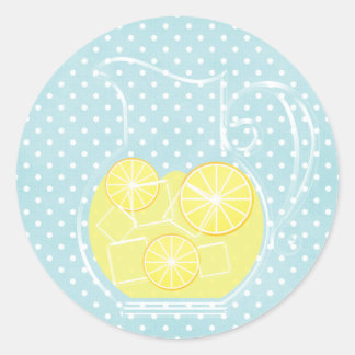 Limonade Runder Aufkleber