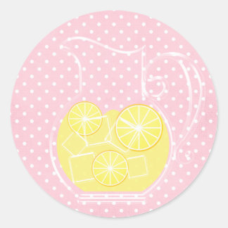 Limonade Runder Aufkleber