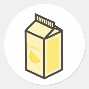 Limonade Runder Aufkleber