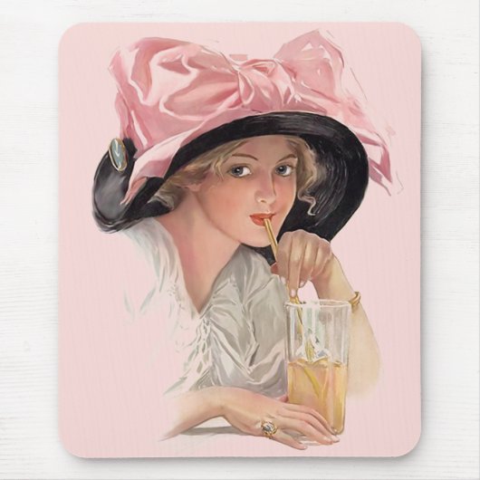 Limonade trinken mousepad (Vorne)