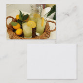 Limonade-Visitenkarte Visitenkarte (Vorne/Hinten)