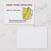LIMONADE Visitenkarten Visitenkarte (Vorne/Hinten)