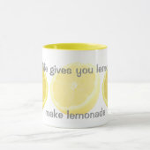 Limonade - wenn das Leben Ihnen Zitronen gibt Tasse (Zentrum)