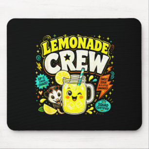 Limonaden-Crew lustige süße Kinder Limonadenstand Mousepad