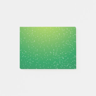 Limonaden-Soda mit winzigen Blasen Hintergrundkuns Post-it Klebezettel