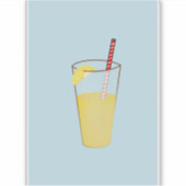 Limonadenaufkleber Aufkleber (Vorderseite)