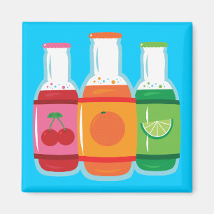 Limonadenflaschen Magnet