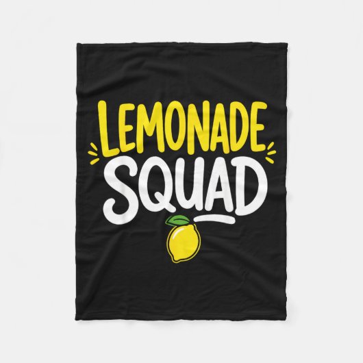 Limonadenstand-Crew Limonaden-Mannschaft Fleecedecke (Vorderseite)